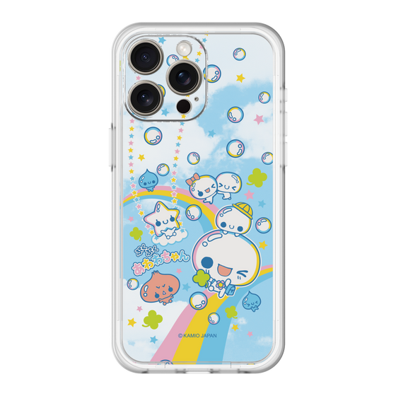 スリムプロテクションプレミアムケース［ ぷくぷくあわわちゃん - レインボー ］