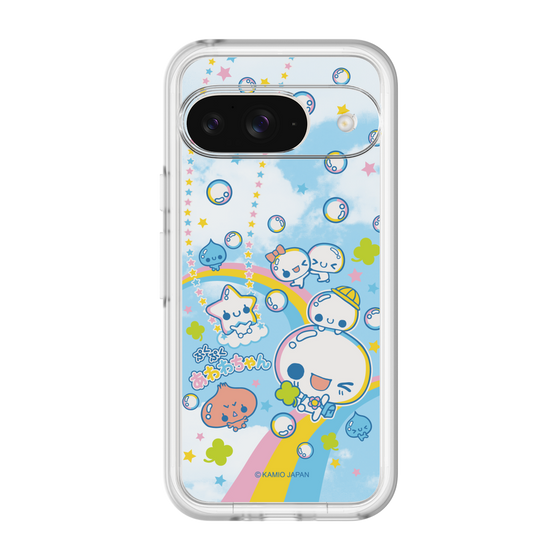 スリムプロテクションプレミアムケース［ ぷくぷくあわわちゃん - レインボー ］