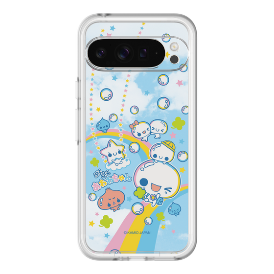 スリムプロテクションプレミアムケース［ ぷくぷくあわわちゃん - レインボー ］