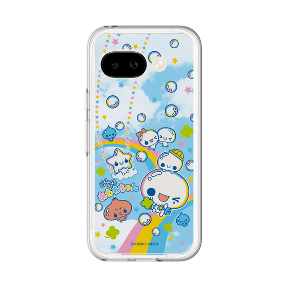スリムプロテクションプレミアムケース［ ぷくぷくあわわちゃん - レインボー ］