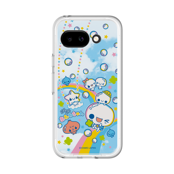 スリムプロテクションプレミアムケース［ ぷくぷくあわわちゃん - レインボー ］