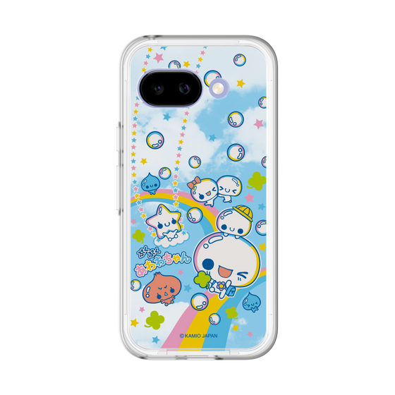 スリムプロテクションプレミアムケース［ ぷくぷくあわわちゃん - レインボー ］