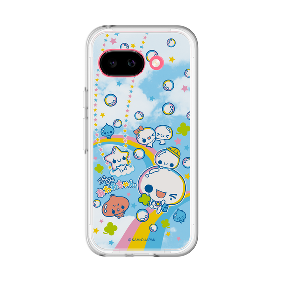スリムプロテクションプレミアムケース［ ぷくぷくあわわちゃん - レインボー ］