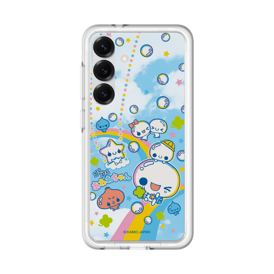 スリムプロテクションプレミアムケース［ ぷくぷくあわわちゃん - レインボー ］