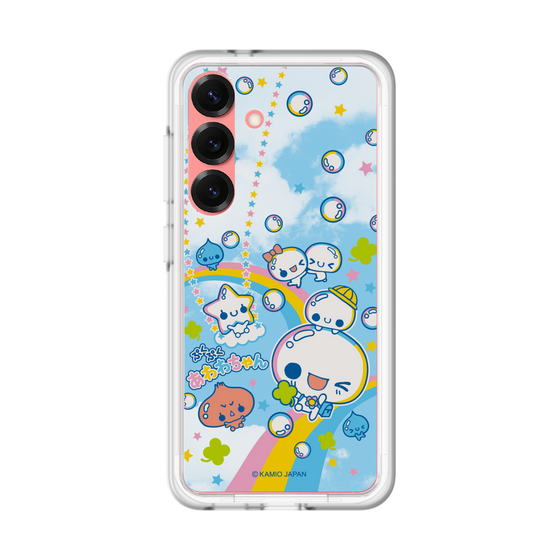 スリムプロテクションプレミアムケース［ ぷくぷくあわわちゃん - レインボー ］