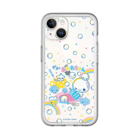 スリムプロテクションプレミアムケース［ ぷくぷくあわわちゃん - しゃぼんだま ］