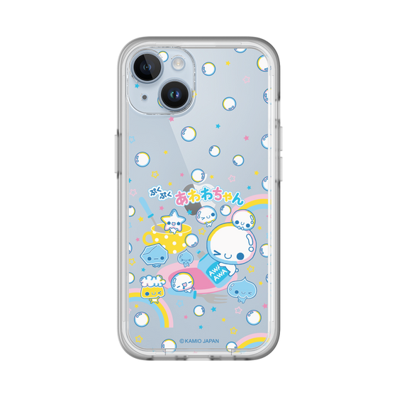 スリムプロテクションプレミアムケース［ ぷくぷくあわわちゃん - しゃぼんだま ］
