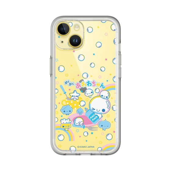 スリムプロテクションプレミアムケース［ ぷくぷくあわわちゃん - しゃぼんだま ］