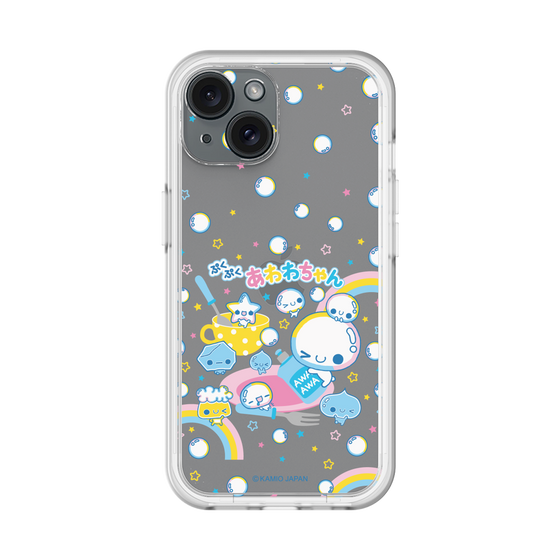 スリムプロテクションプレミアムケース［ ぷくぷくあわわちゃん - しゃぼんだま ］