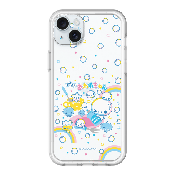 スリムプロテクションプレミアムケース［ ぷくぷくあわわちゃん - しゃぼんだま ］