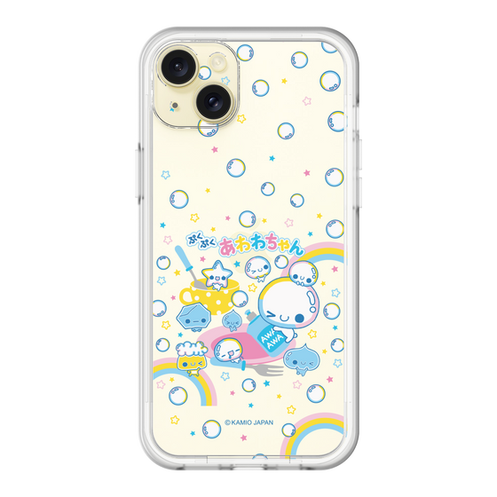 スリムプロテクションプレミアムケース［ ぷくぷくあわわちゃん - しゃぼんだま ］