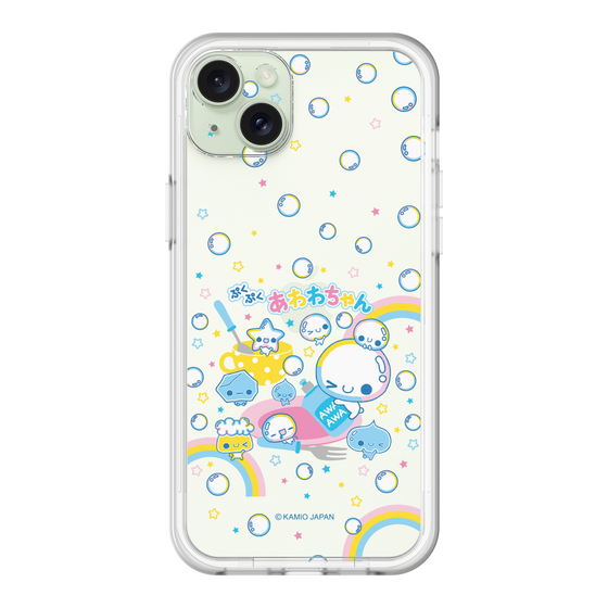 スリムプロテクションプレミアムケース［ ぷくぷくあわわちゃん - しゃぼんだま ］