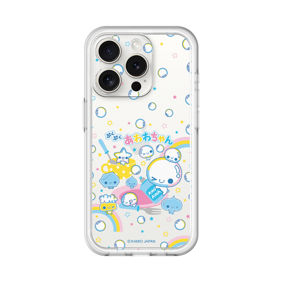 スリムプロテクションプレミアムケース［ ぷくぷくあわわちゃん - しゃぼんだま ］