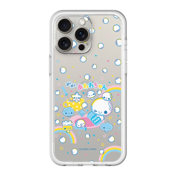スリムプロテクションプレミアムケース［ ぷくぷくあわわちゃん - しゃぼんだま ］