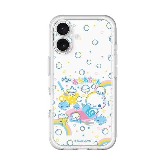 スリムプロテクションプレミアムケース［ ぷくぷくあわわちゃん - しゃぼんだま ］