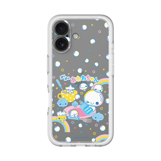 スリムプロテクションプレミアムケース［ ぷくぷくあわわちゃん - しゃぼんだま ］