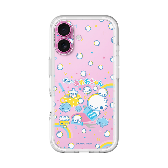 スリムプロテクションプレミアムケース［ ぷくぷくあわわちゃん - しゃぼんだま ］