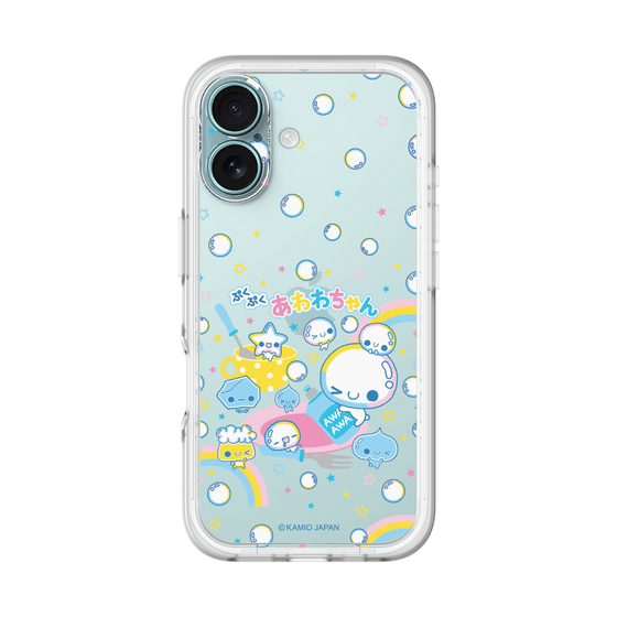 スリムプロテクションプレミアムケース［ ぷくぷくあわわちゃん - しゃぼんだま ］