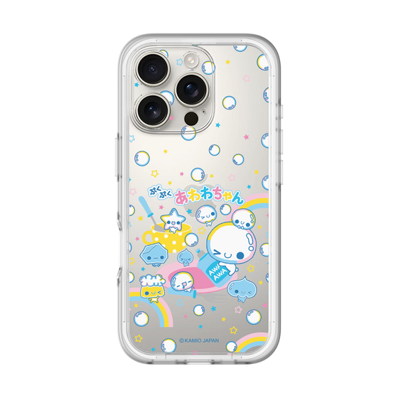スリムプロテクションプレミアムケース［ ぷくぷくあわわちゃん - しゃぼんだま ］