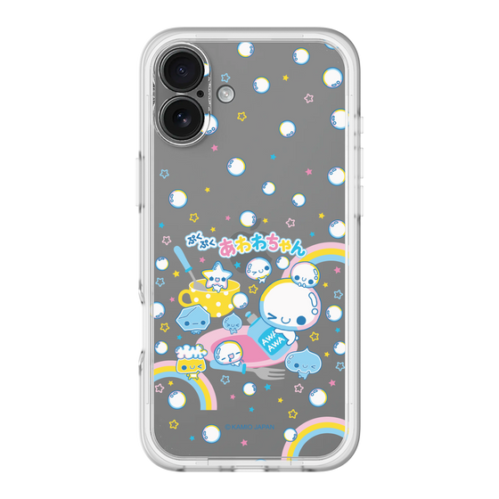 スリムプロテクションプレミアムケース［ ぷくぷくあわわちゃん - しゃぼんだま ］