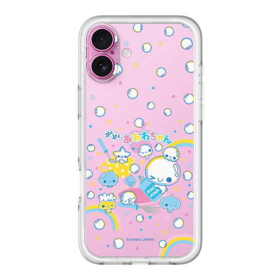 スリムプロテクションプレミアムケース［ ぷくぷくあわわちゃん - しゃぼんだま ］