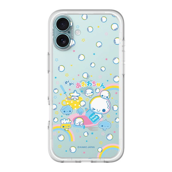 スリムプロテクションプレミアムケース［ ぷくぷくあわわちゃん - しゃぼんだま ］