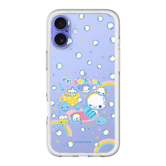 スリムプロテクションプレミアムケース［ ぷくぷくあわわちゃん - しゃぼんだま ］