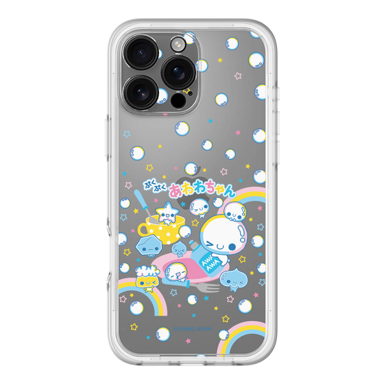 スリムプロテクションプレミアムケース［ ぷくぷくあわわちゃん - しゃぼんだま ］