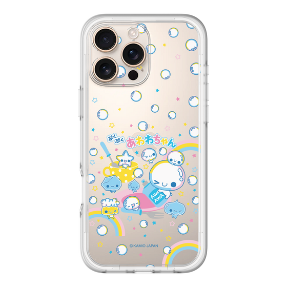 スリムプロテクションプレミアムケース［ ぷくぷくあわわちゃん - しゃぼんだま ］