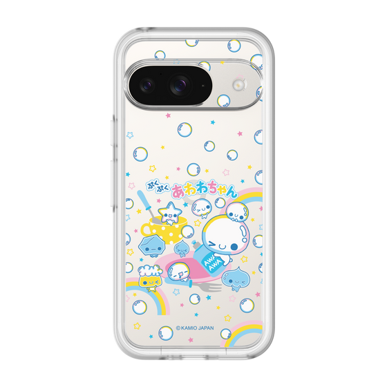 スリムプロテクションプレミアムケース［ ぷくぷくあわわちゃん - しゃぼんだま ］