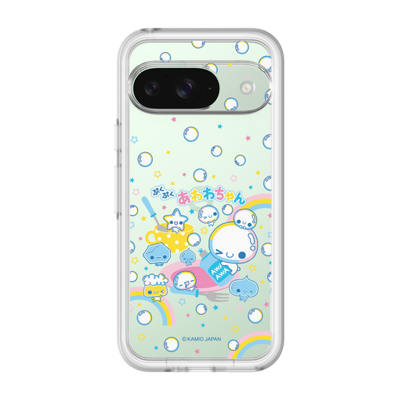 スリムプロテクションプレミアムケース［ ぷくぷくあわわちゃん - しゃぼんだま ］