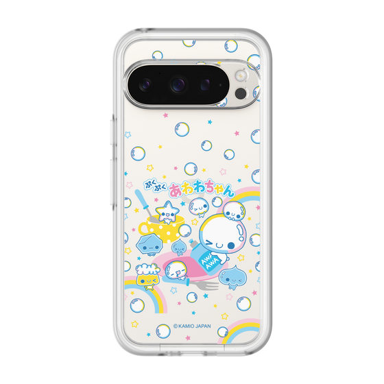 スリムプロテクションプレミアムケース［ ぷくぷくあわわちゃん - しゃぼんだま ］