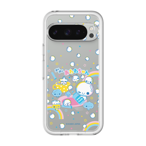 スリムプロテクションプレミアムケース［ ぷくぷくあわわちゃん - しゃぼんだま ］