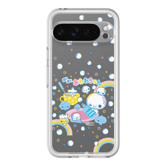 スリムプロテクションプレミアムケース［ ぷくぷくあわわちゃん - しゃぼんだま ］