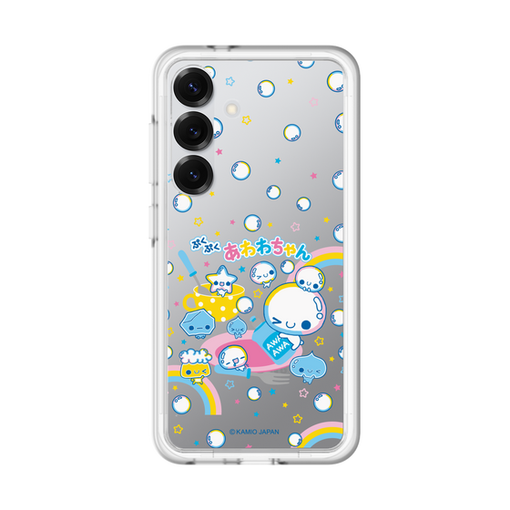スリムプロテクションプレミアムケース［ ぷくぷくあわわちゃん - しゃぼんだま ］