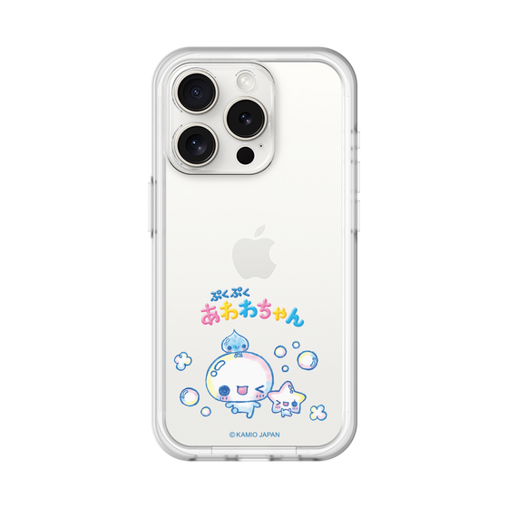 スリムプロテクションプレミアムケース［ ぷくぷくあわわちゃん - 仲良し ］