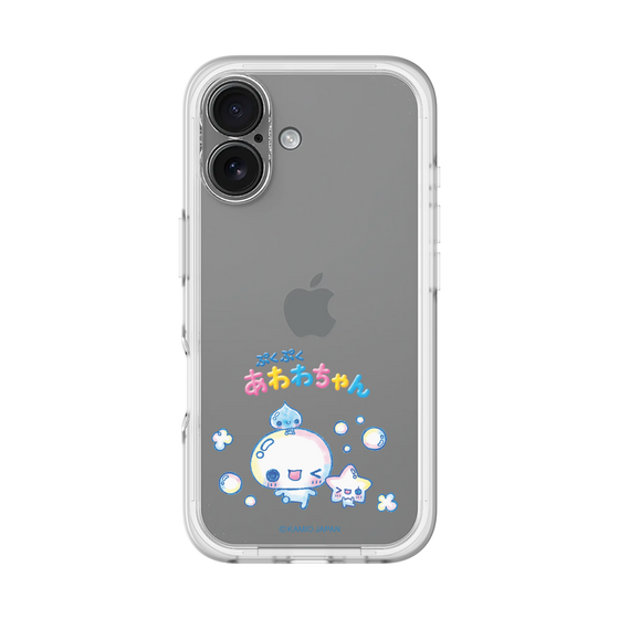 スリムプロテクションプレミアムケース［ ぷくぷくあわわちゃん - 仲良し ］