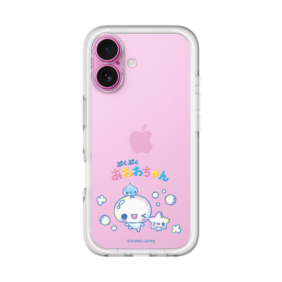 スリムプロテクションプレミアムケース［ ぷくぷくあわわちゃん - 仲良し ］