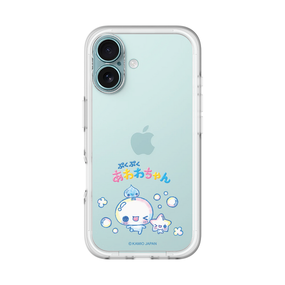 スリムプロテクションプレミアムケース［ ぷくぷくあわわちゃん - 仲良し ］