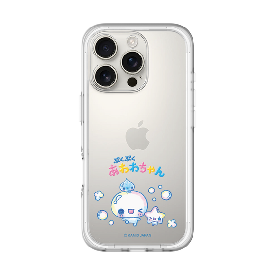 スリムプロテクションプレミアムケース［ ぷくぷくあわわちゃん - 仲良し ］