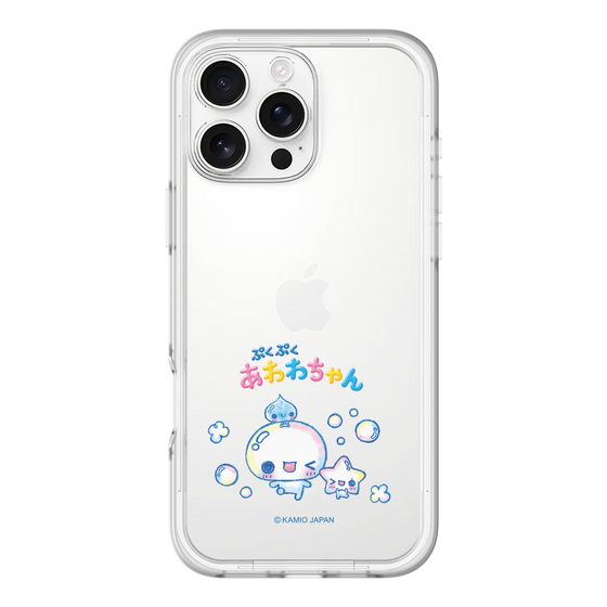 スリムプロテクションプレミアムケース［ ぷくぷくあわわちゃん - 仲良し ］