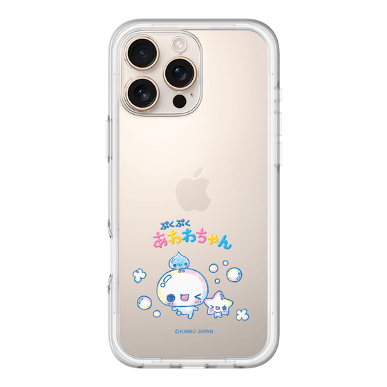 スリムプロテクションプレミアムケース［ ぷくぷくあわわちゃん - 仲良し ］