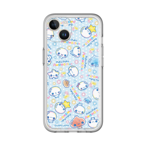 スリムプロテクションプレミアムケース［ ぷくぷくあわわちゃん - 総柄 ］