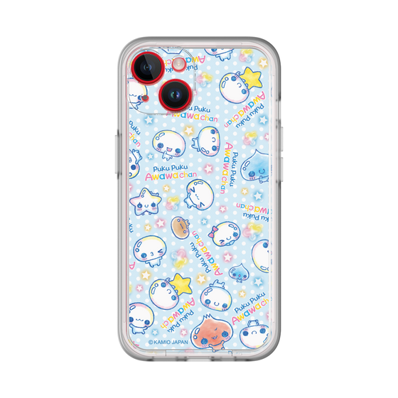 スリムプロテクションプレミアムケース［ ぷくぷくあわわちゃん - 総柄 ］