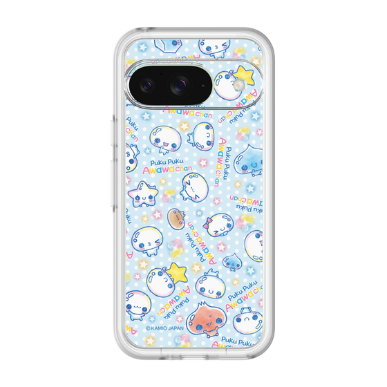 スリムプロテクションプレミアムケース［ ぷくぷくあわわちゃん - 総柄 ］