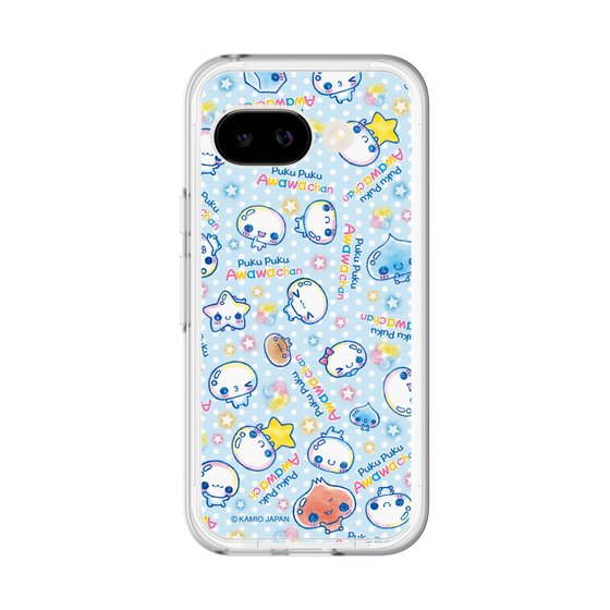 スリムプロテクションプレミアムケース［ ぷくぷくあわわちゃん - 総柄 ］