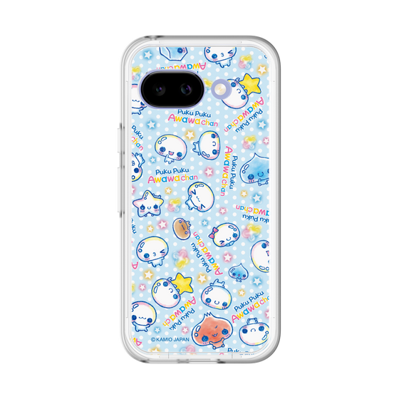 スリムプロテクションプレミアムケース［ ぷくぷくあわわちゃん - 総柄 ］