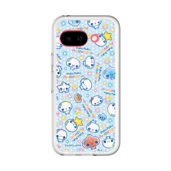スリムプロテクションプレミアムケース［ ぷくぷくあわわちゃん - 総柄 ］