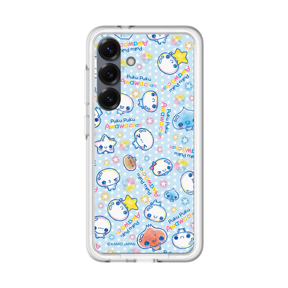 スリムプロテクションプレミアムケース［ ぷくぷくあわわちゃん - 総柄 ］