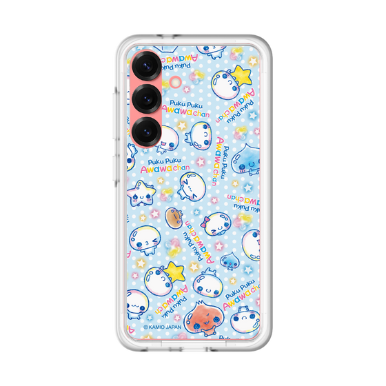 スリムプロテクションプレミアムケース［ ぷくぷくあわわちゃん - 総柄 ］